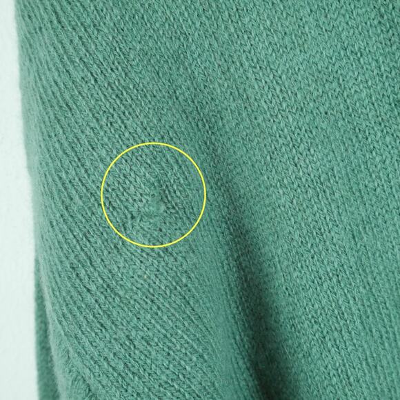 Vintage Benetton Medium Sweater Multicolor Rainbow Fair Isle Ski Nordic Wool 80s - Picture 12 of 14